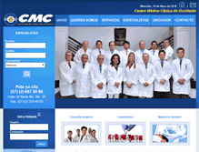 Tablet Screenshot of centromedicoclinicadeoccidente.com